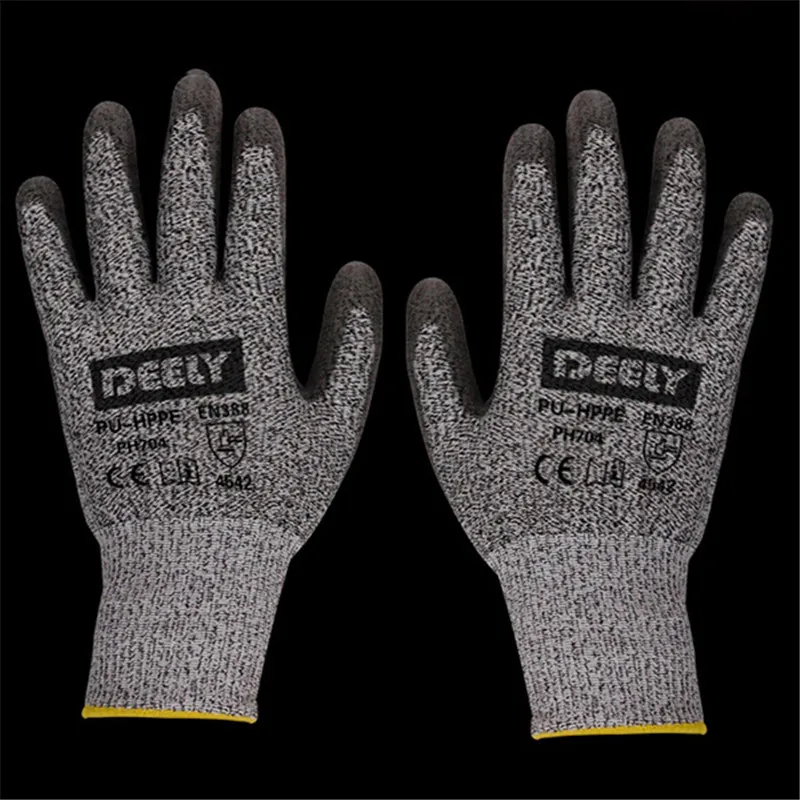 Cut Resistant Gloves Level 5 Protection Food Grade EN388 Certified