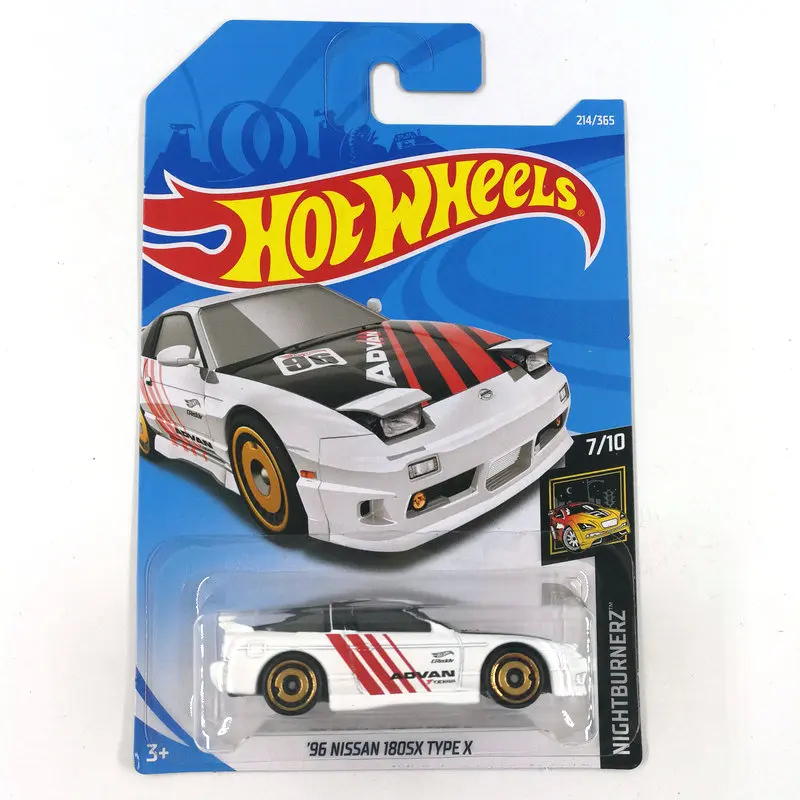 Hot Wheels автомобиль 1: 64 Автомобиль 96 NISSAN 180SX Тип X коллектор издание металл литья под давлением коллекция детские игрушки автомобиль для Рождественский подарок