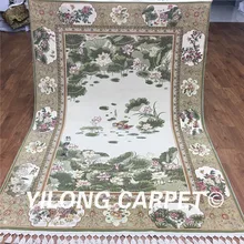 Yilong шерстяное машинное кружево КОВЕР ТРАДИЦИОННАЯ красота Ханчжоу ручной работы художественная коллекция ковер(CH002