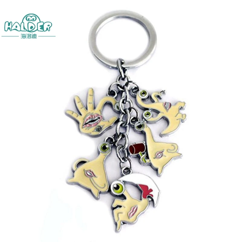 

Halder Horror Anime Guidelines Keychain The Life Of Parasitic Beasts Cosplay Keyring Accessories