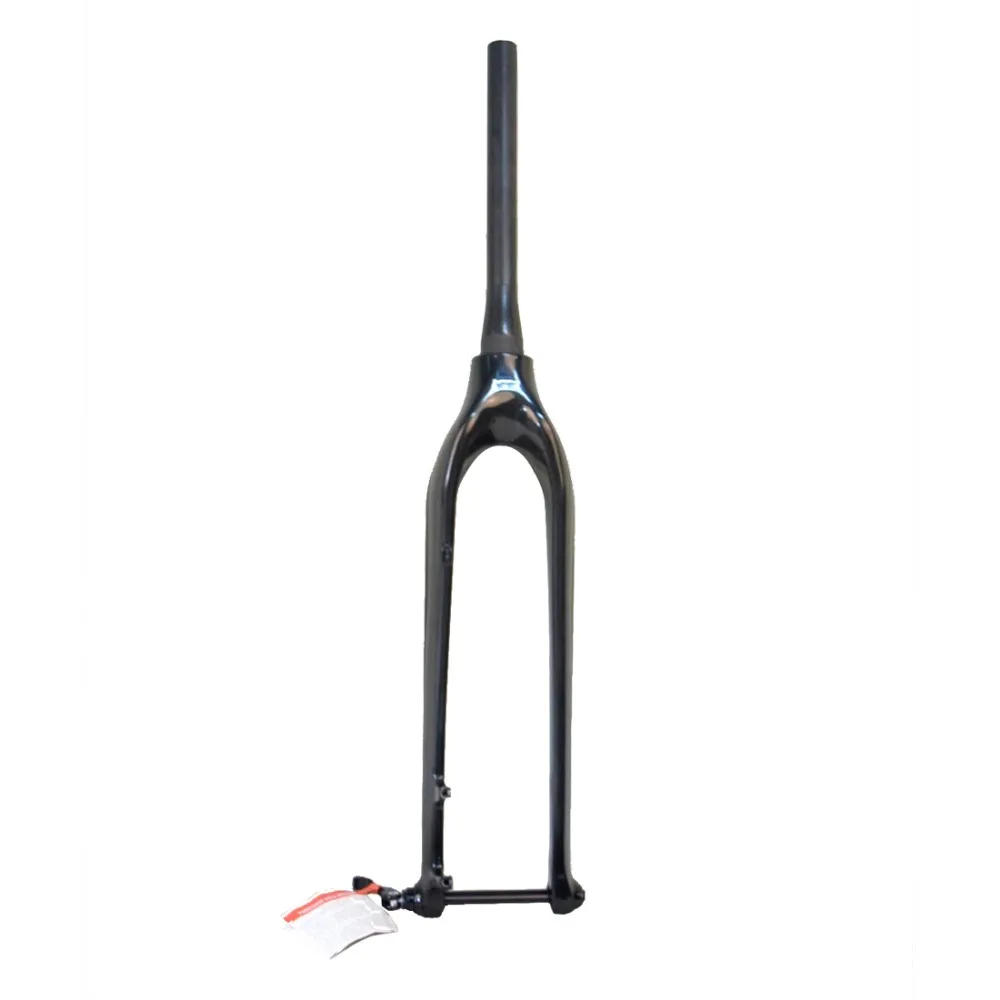 27.5er Carbon Fork Disc MTB Mountain Bike Tapered Rigid Thru Axle 480mm
