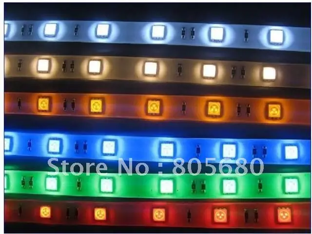 Быстрая, SMD водонепроницаемый 60led/m 5050 светодиодные полосы, RGB светодиодные полосы оптовик из Китая