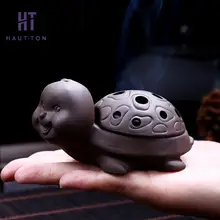 Бытовые кадильница для ароматерапии Крытый черепаха благовония горелки очистки воздуха Чан чайные фигурки «Будда» творческий украшения дома