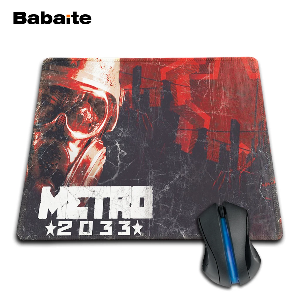 

Babaite metro 2033 Game Anime Rubber 180X220X2MM 250X290X2MM Mat Mouse Pad Lockedge and Not Lockedge Mouse Pad