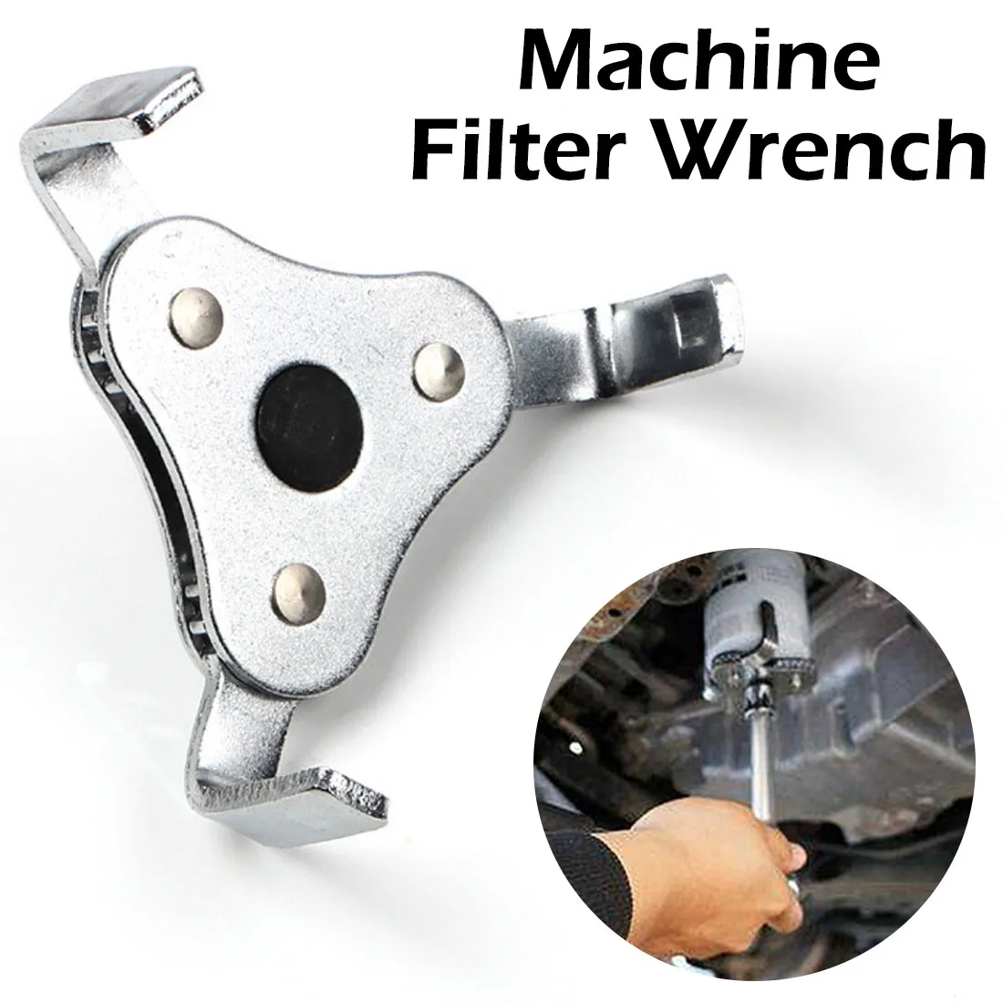 

55MM-108mm Auto Oil Filter Wrench 3 Jaw Remover Tool Car Repair Tools Adjustable Two Way Oil Filter Wrench For Cars Trucks