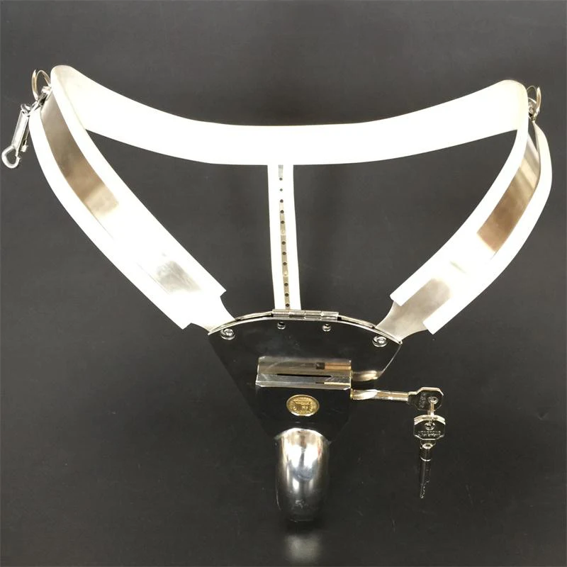 white silicone stainless steel arc-waist male chastity belt pants cock cage sex toys for men penis bondage chastity device belts white silicone stainless steel arc-waist male chastity belt pants cock cage sex toys for men penis bondage chastity device belts