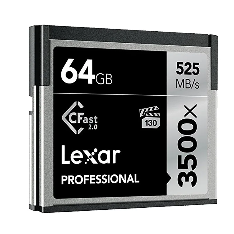 Lexar Professional CF Memory Flash card 64GB 3500x 525MB s CFast 2 0 SD Card cartao 3