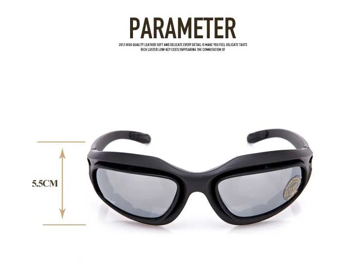 SINAIRSOFT C5 Polarized Goggles Outdoor UV400 Protection Military Tactical Hiking Camping Hunting Cycling Glasses Airsoft Daisy