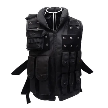 

Men SWAT Security Protective CS Tactical Vest Outdoor Military Black Army Tactical Training Vest Waistcoat