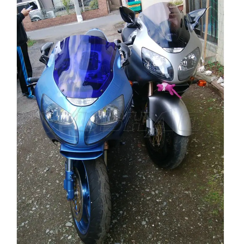 

Motorcycle Windshield Windscreen Screen For 2000 2001 Kawasaki Ninja ZX-12R ZX12R ZX1200A ZX 12R 1200 A Black Iridium