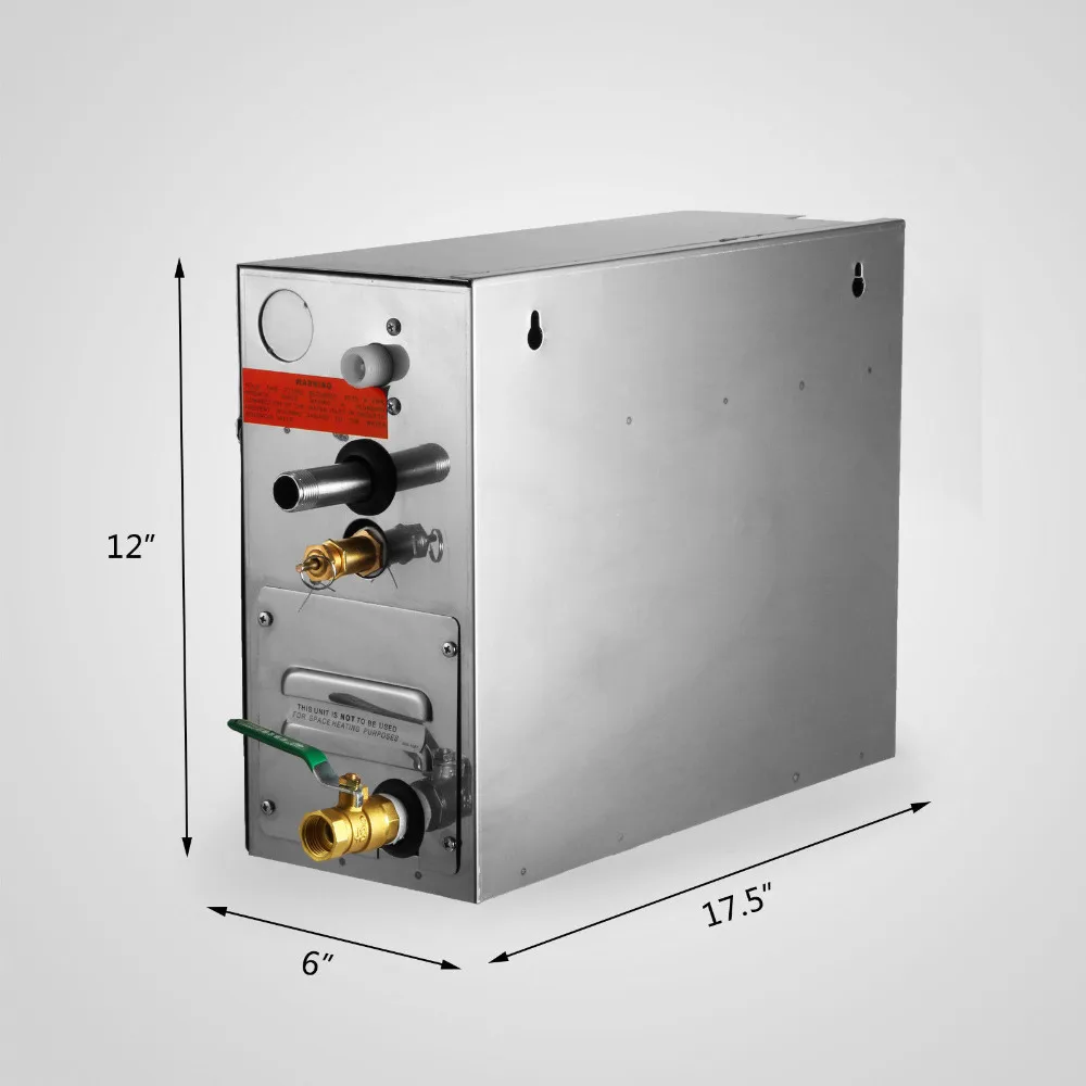 

Professional 4KW Steam Generator Home Use Mechaine Approved Timer Control Adjustable Temperture Controller