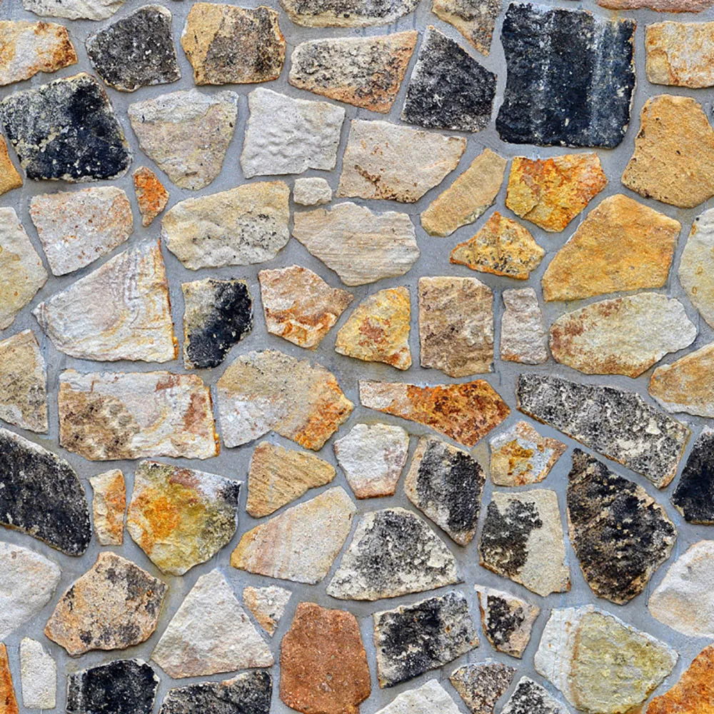 

Dimentional Vivid Pattern Decorations 3D Brick Stone Rustic Effect Self-adhesive Wall Sticker Home Decor