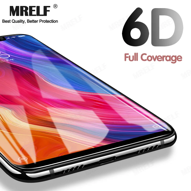 6D на стекло для Xiaomi Redmi Note 7 6 5 Pro защита экрана защитное закаленное Plus 6A