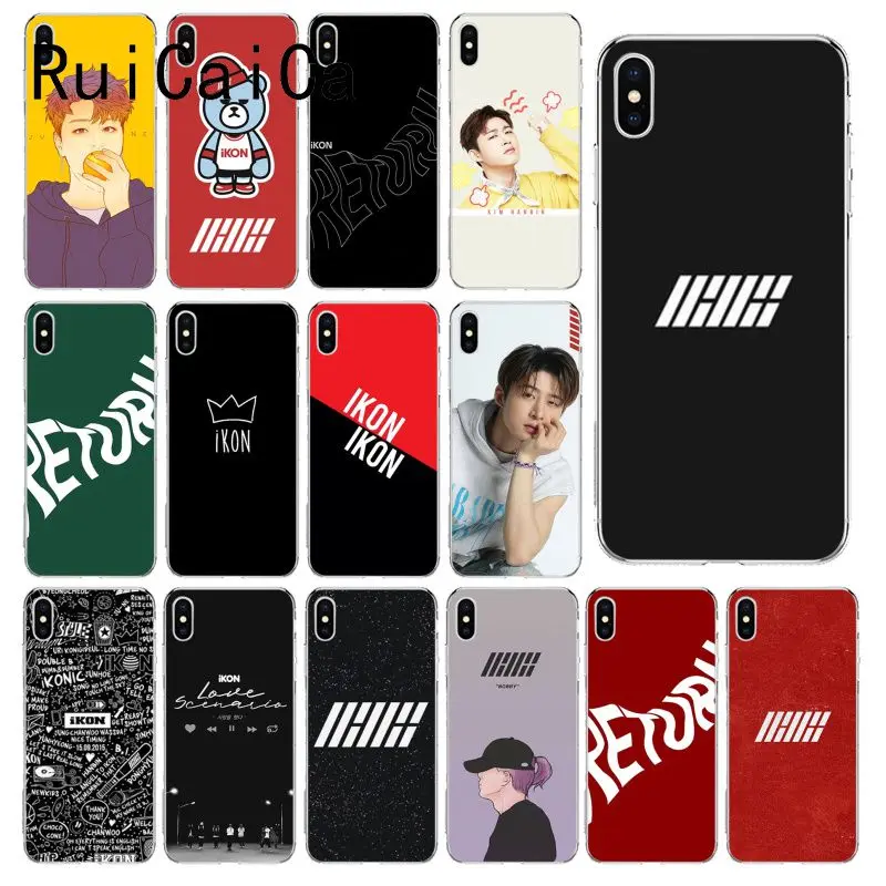 RuiCaiCa iKON kpop Bobby B.I. Мягкий чехол для iPhone 8 7 6 6S Plus X XS MAX 5 5S SE XR 10 Fundas Capa | Мобильные