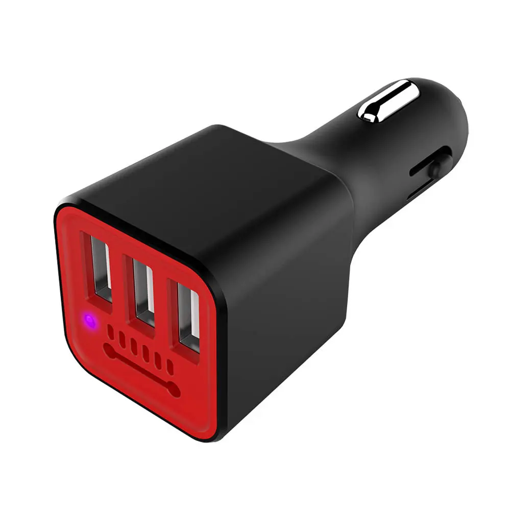 1 шт. 3 USB порта Автомобильный световой разъем зарядное устройство очиститель воздуха отрицательных ионов ионизатор XR657