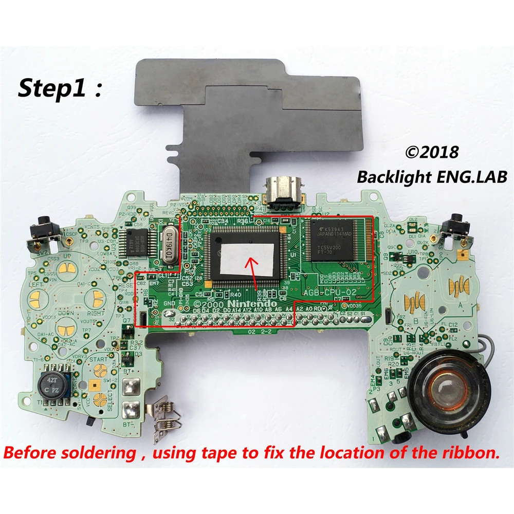 LCD Backlight Kit for GBA Backlit Screen for GameBoy Advance SP Console 2018 Stepless Dimming Plate Free Pleating Adapter Cable LCD Backlight Kit for GBA Backlit Screen for GameBoy Advance SP Console 2018 Stepless Dimming Plate Free Pleating Adapter Cable