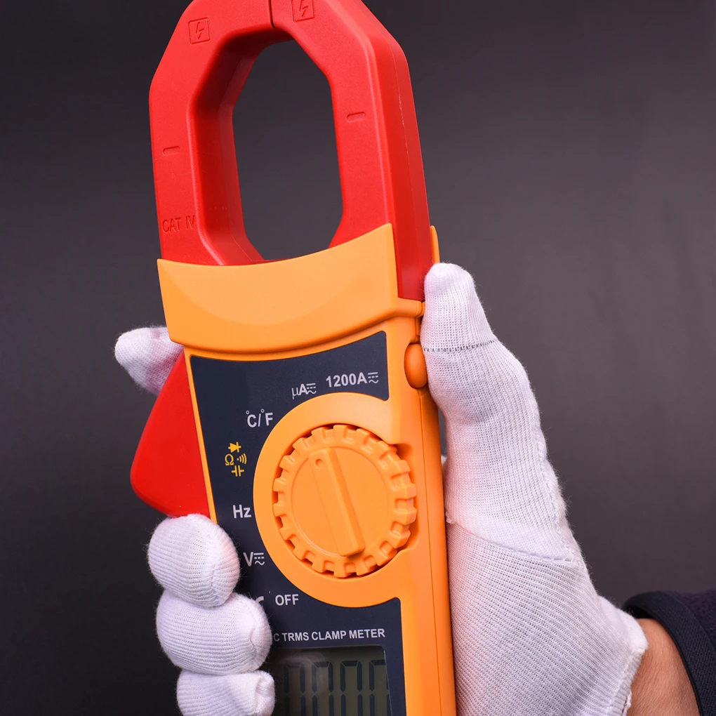 

VC903 6000 COUNTS Digital Clamp Meter Multimeter AC DC 1200A Current Voltage Tester