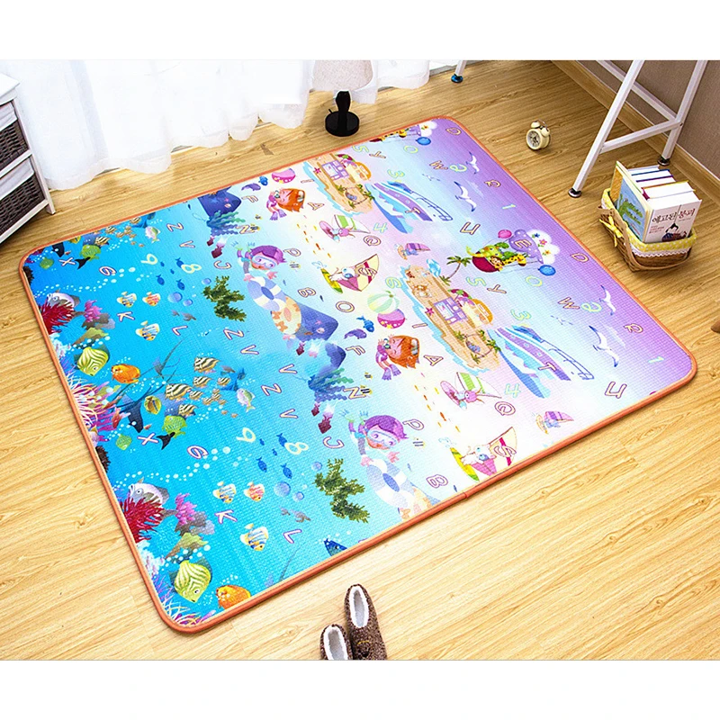 Baby Play Mat 200x180x2cm Developing Mat for Children Tapete Infantil Waterproof Two Sides Soft Children Foam Puzzle Carpet  (10)