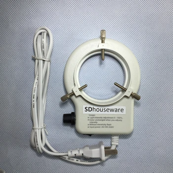 

For machine vision LED ring light specifications 59mm aperture brightness adjustable Round white LED lights Free shipping