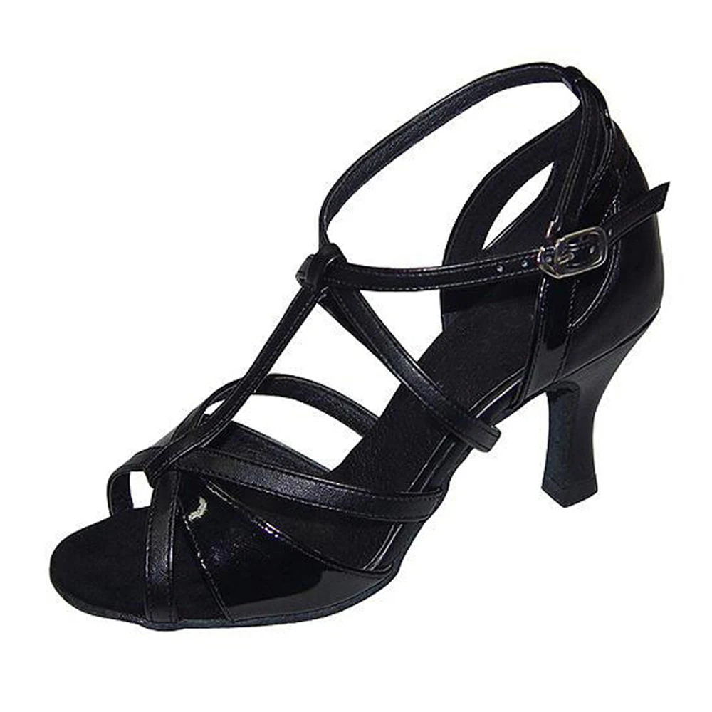 Custom 5 10cm heel women�s latin salsa tango shoes black Custom 5 10cm heel women�s latin salsa tango shoes black