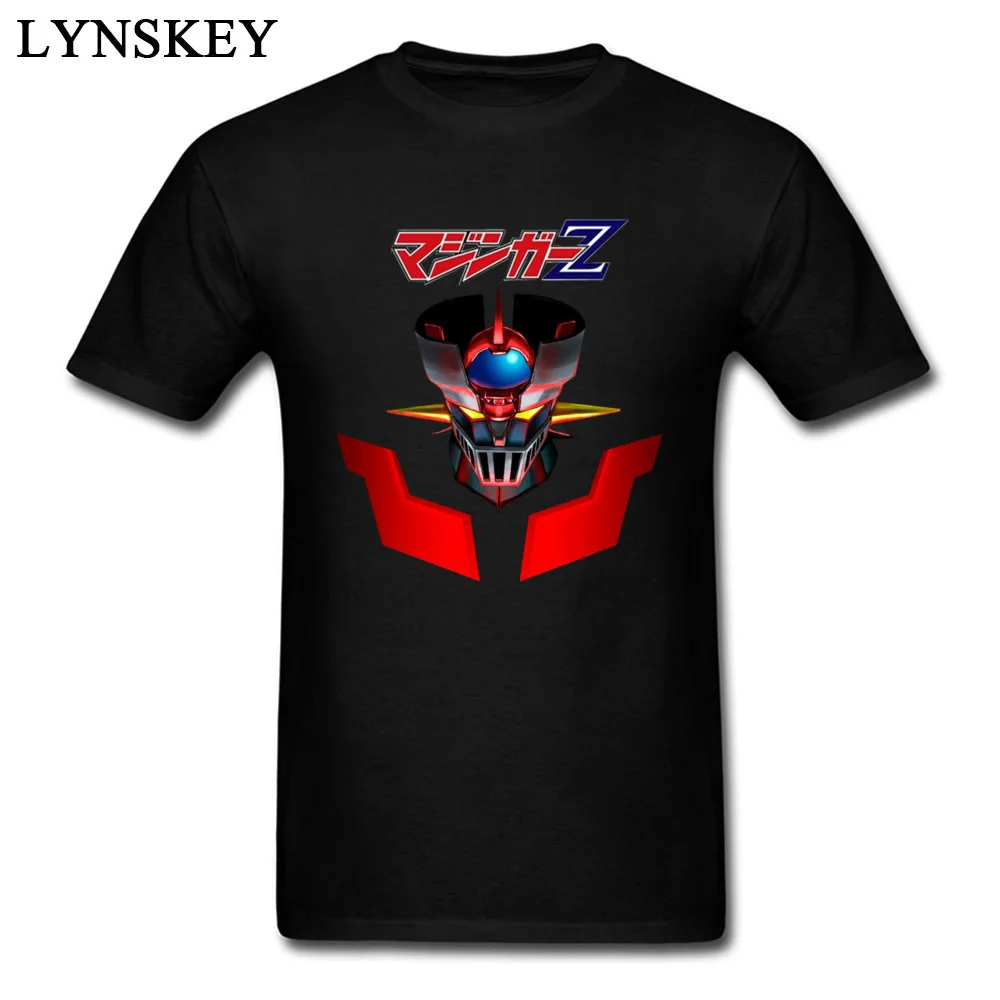 Mazinger Z модные японские аниме принты мужские белые футболки с коротким рукавом