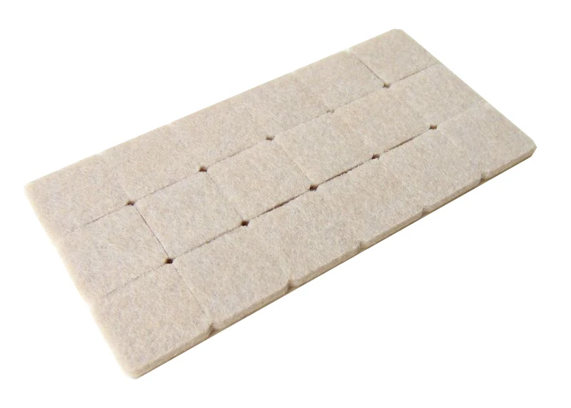 18 Pieces 27mm Square Felt Pads Table Chair Sofa Furniture Appliance