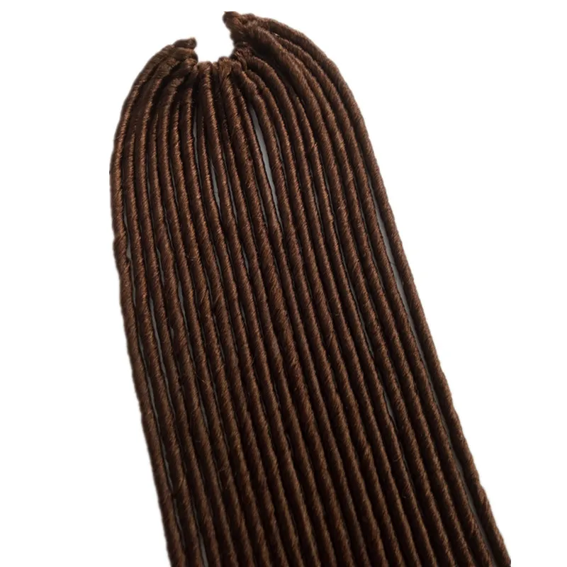 Pervado волосы искусственные локоны в стиле Crochet косички волосы 1" 20 прядей низкая температура волокна синтетические мягкие Locs стиль 9 цветов доступны