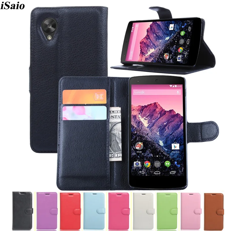 Чехол бумажник для LG Google Nexus 5 E980 D820 D821 кожаный чехол книжка Nexus5 телефона чехлы