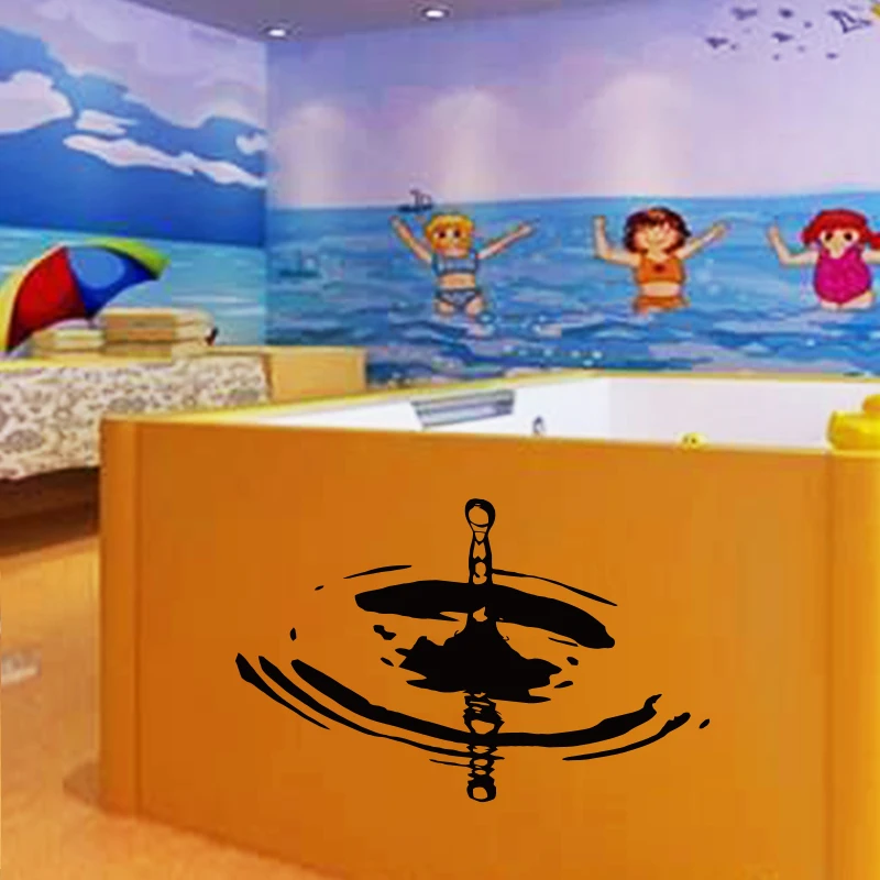 Art design cheap vinyl home decoration water drop wall sticker