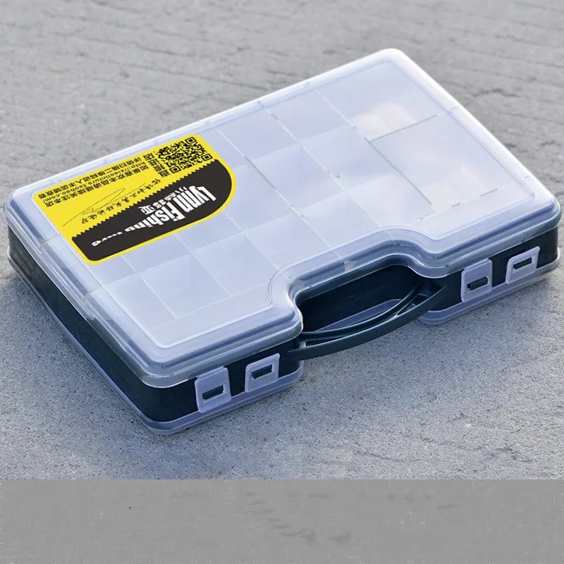 Fishing Lure Kit Case Portable Soft Hard Baits Storage Box Tool Minnow