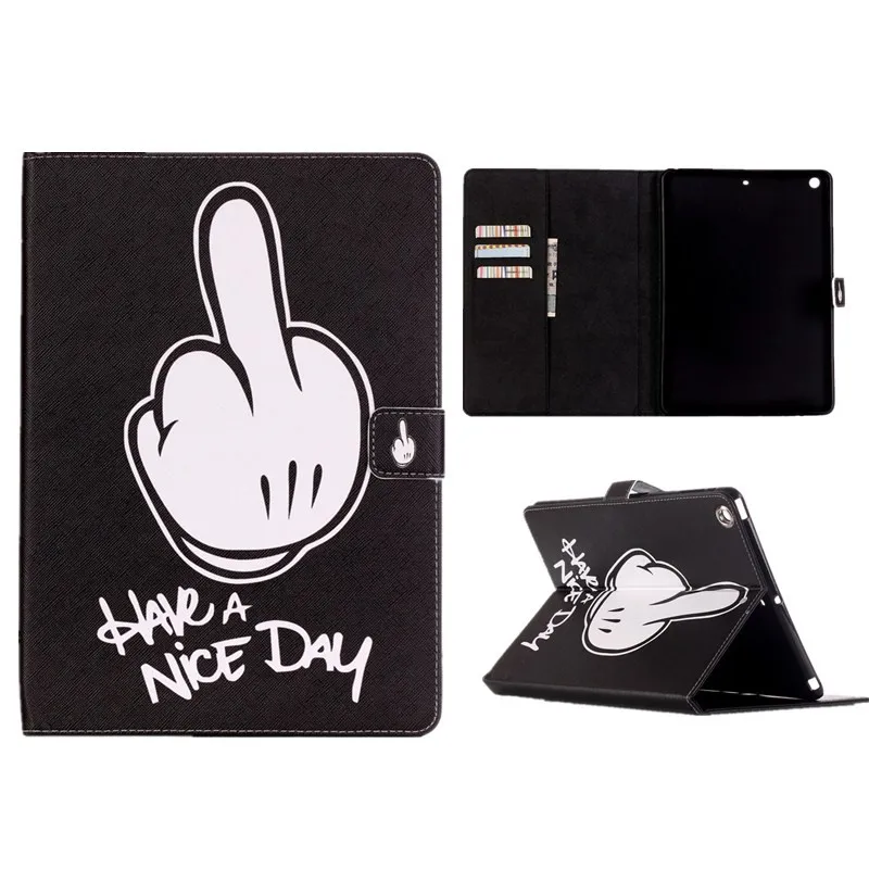 For Apple iPad mini Case For kid PU Leather Smart Tablet Stand Wallet Flip Cover For iPad mini1 2 3 7.9 inch Fashion Big Finger  (20)