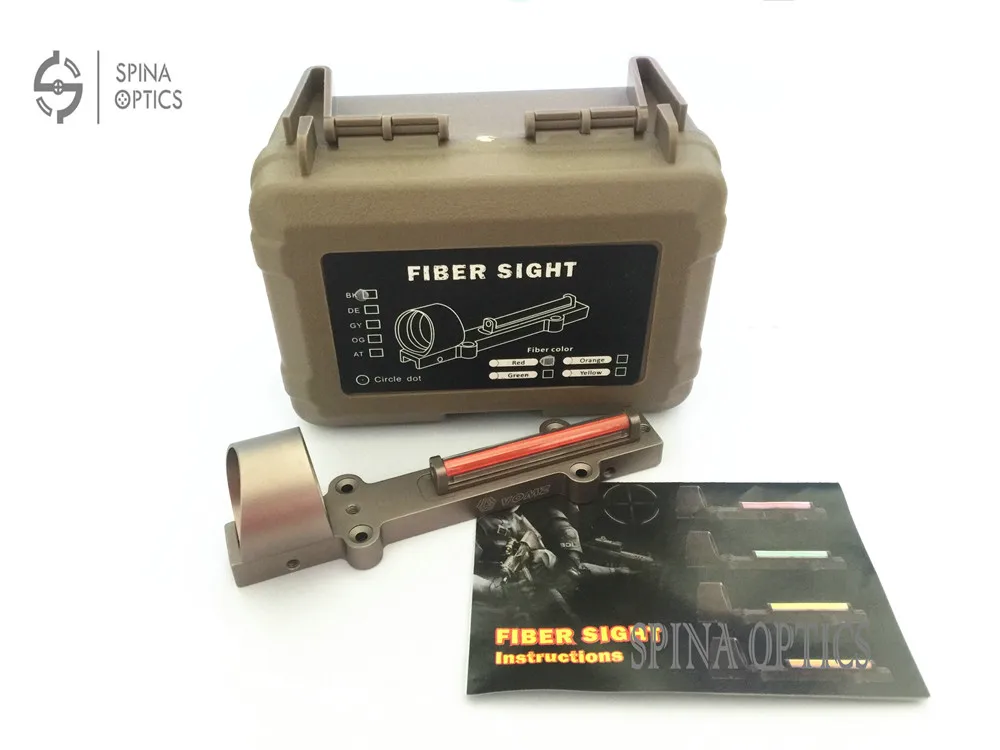 

Lightweight Fiber Sight 1x28 Red Dot Hunting Scope Fit Shotguns Rib Rail Hunting Shooting R9192-Red Dot