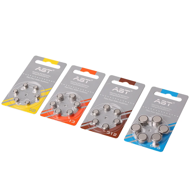 Cuidado da Orelha zinc air bateria para aparelhos Thickness : 3.6mm