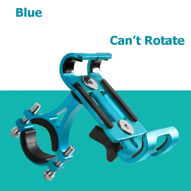 Bicycle Phone Holder Aluminum Alloy 3.5-6.5inch Cell Phone Motorcycle Clip Universal Handlebar Stand Mount GPS Bracket PA0123 (8)