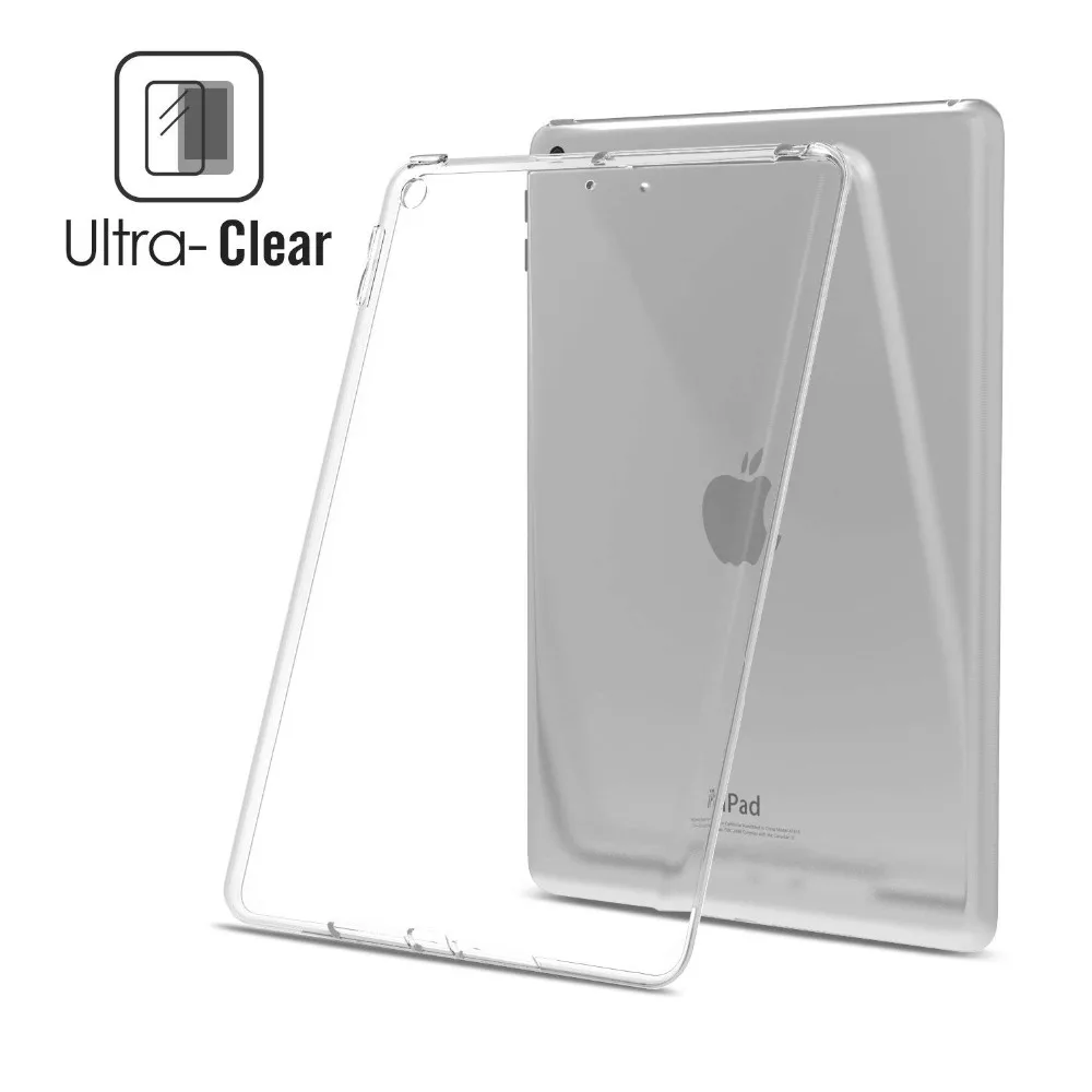 Kemile для iPad mini 5 7 9 чехол мягкая кожа Гибкая бампер ультра тонких ТПУ задняя крышка