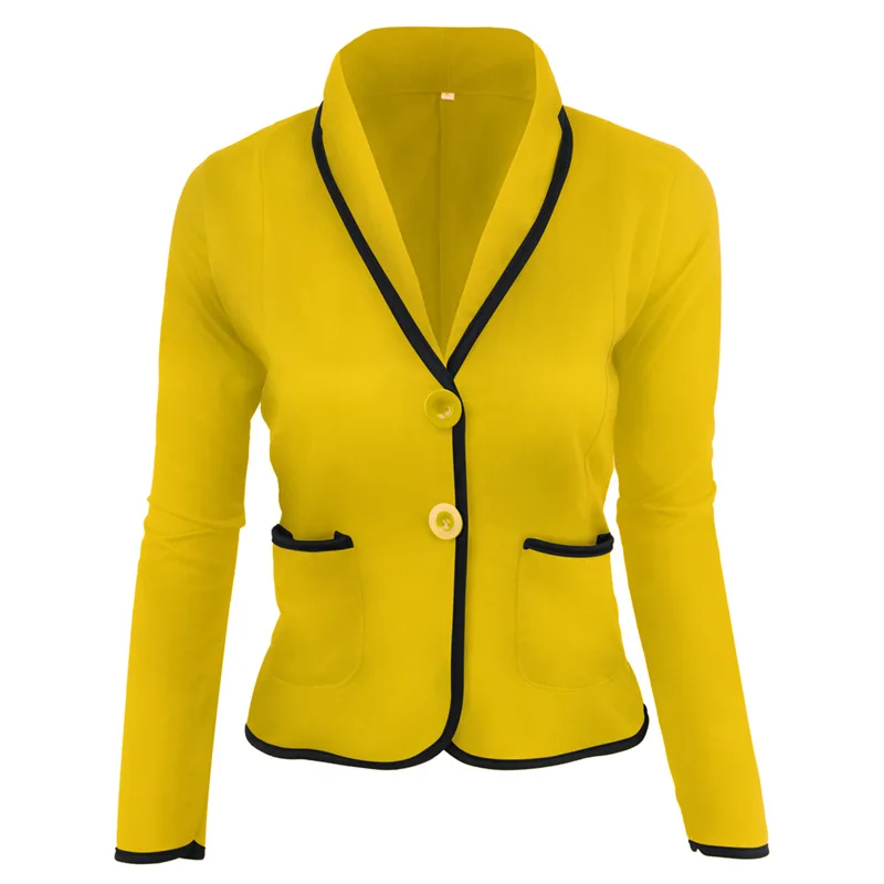 YYFS хлопок для женщин пиджаки для и куртки однобортный Блейзер Feminino офисный костюм для дам 2018 Mujer дамы