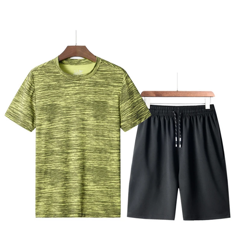 Rlyaeiz быстро набор для покраски для мужчин костюм Лето 2019 г. Повседневное камуфляжным принтом футболки + шорты для женщин спортивные костюмы