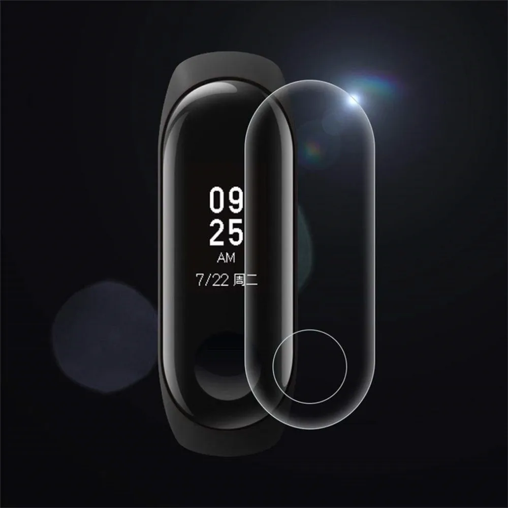 2 шт. Защитная пленка для экрана для Xiaomi mi Band 3, умный Браслет, полное покрытие, защитные пленки, не закаленное стекло mi Band 3