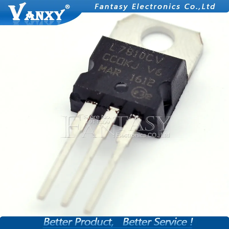10 шт. L7810CV TO220 L7810 TO 220 7810 LM7810 MC7810 7810CV новый регулятор напряжения IC|l7810|ic |