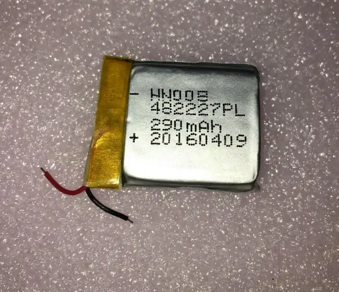 482227 3 7 V 290mAh перезаряжаемый литий полимерный аккумулятор для умных часов GW01 bluetooth