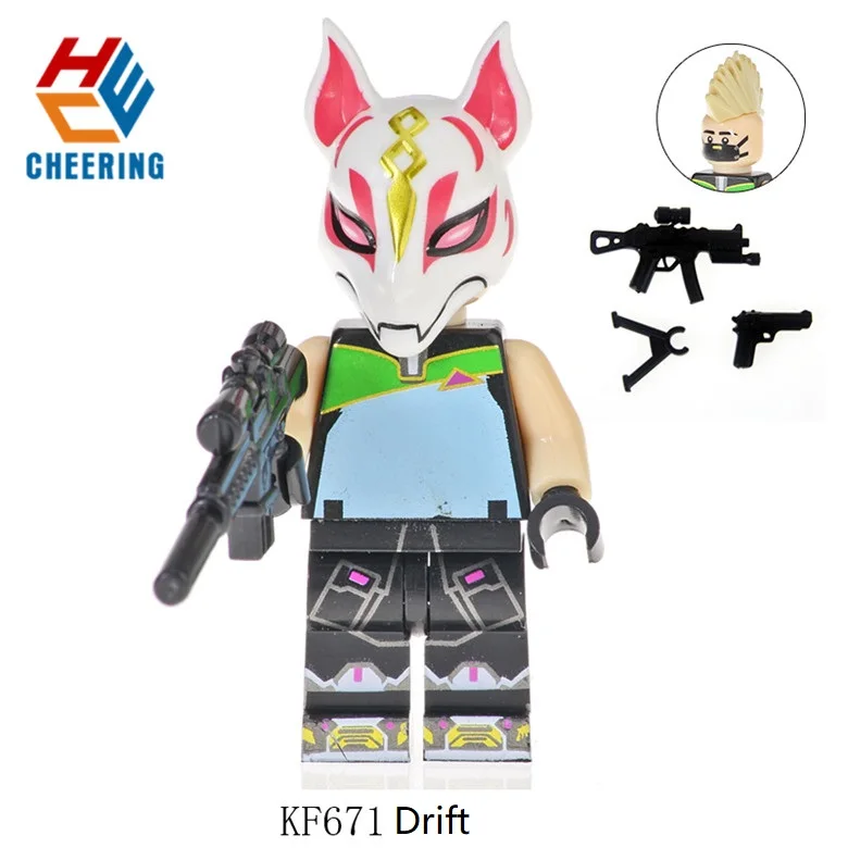 

Single Sale Building Plastics Blocks Famous Game Plastics Characters Action Bricks Models Toys Gift For Children KF671