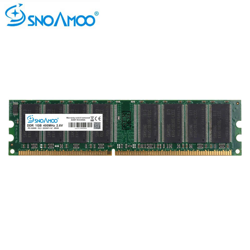 SNOAMOO Настольный ПК ram s DDR 333 МГц 2 Гб(1GBx 2 шт) ram PC-2700U DDR1 DIMM Non-ECC компьютер 184Pin настольная память пожизненная Гарантия