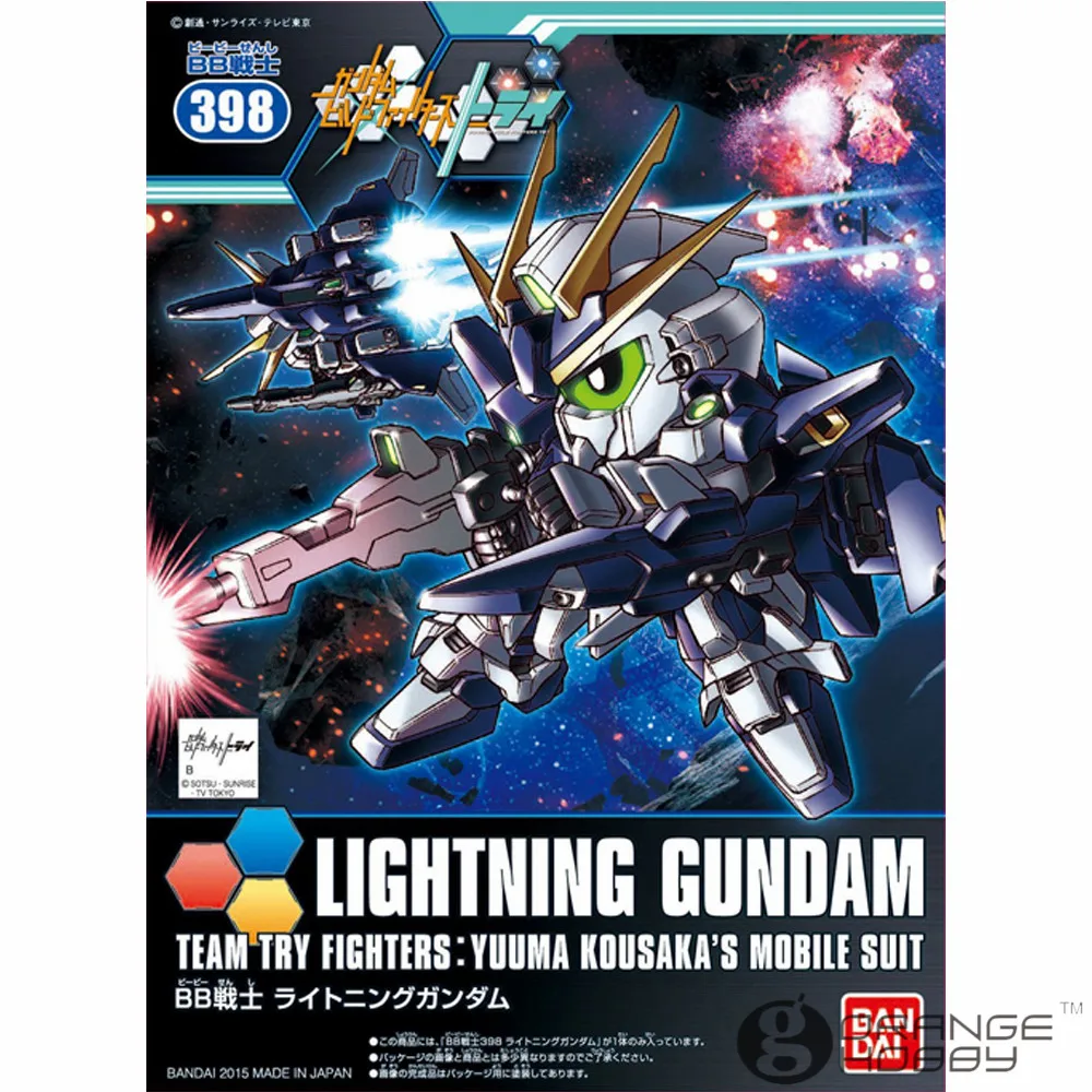 OHS Bandai SD BB 398 Q-Ver Lightning Гандам мобильный костюм сборки модель Наборы о