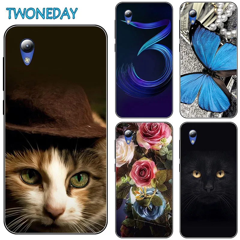 

Soft TPU Case For ZTE Blade L8 Colorful Printing Cover Cute Turbo Case For ZTE Blade A3 2019 Silicone Frozen Coque