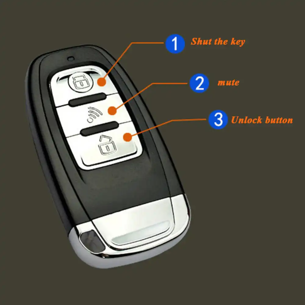 KQS Q6C 12V Car Universal Push Button Start Keyless Entry Ignition