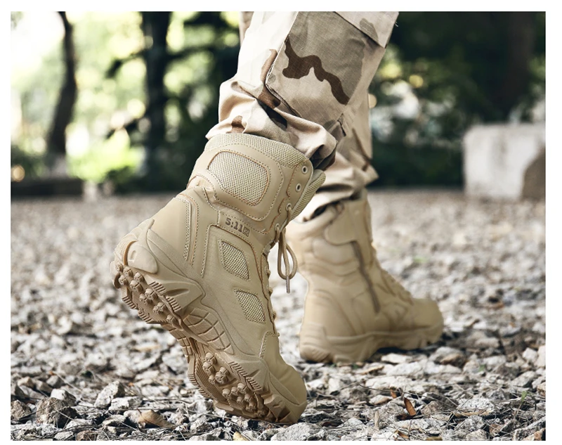 Tfsland Для мужчин пустыне тактические Армейские сапоги Для мужчин s Мягкие спортивные туфли SWAT армейские ботинки Militares Tacticos Zapatos ботильоны