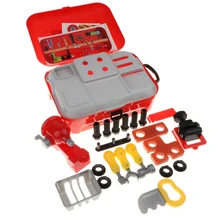 25 шт Строительный Инструмент Игровой набор с рюкзаком-дети ролевые игры раннего развития игрушка набор