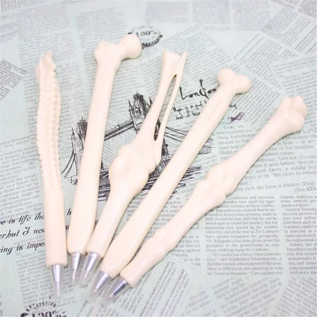 5 Pcs Lot Creative Gift Bone Styles Ballpoint Pens School Office 5 Pcs Lot Creative Gift Bone Styles Ballpoint Pens School Office Stationery
