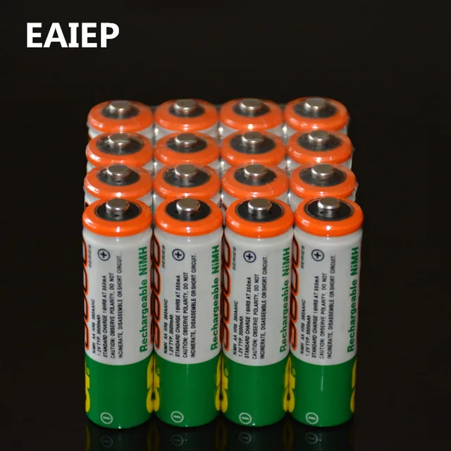 EAIEP 16 шт./лот оптовая продажа для GP AA 1,2 В в Ni-MH 1000 мАч AA перезаряжаемые батареи 'игрушки