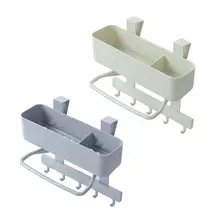 Над шкафом для хранения, органайзер для кухни, над шкафом, подвесной крючок для корзин, вешалка, полка для мыла, губка, держатель для скруббера, вешалка для полотенец